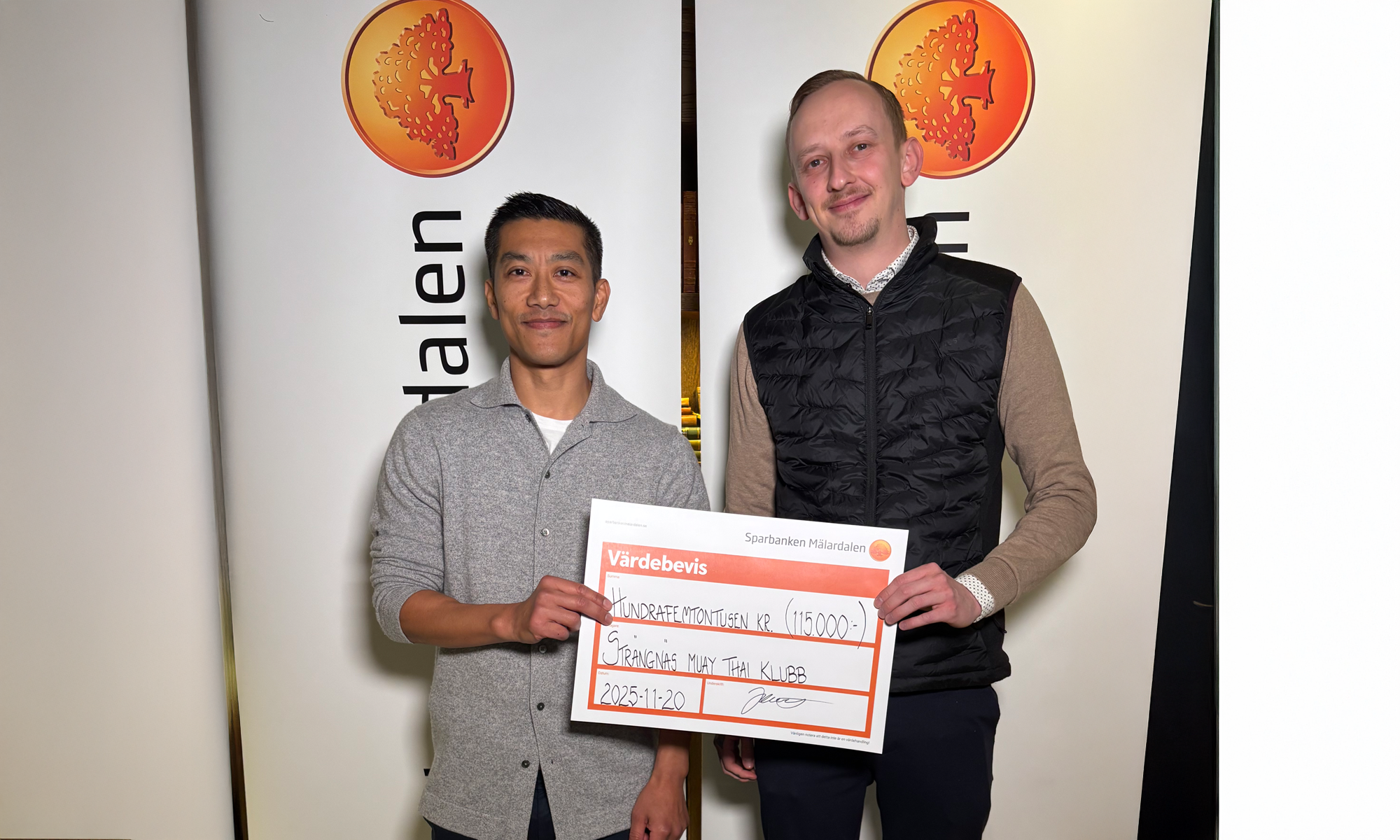 Saranon Sundgren och Philip Norén